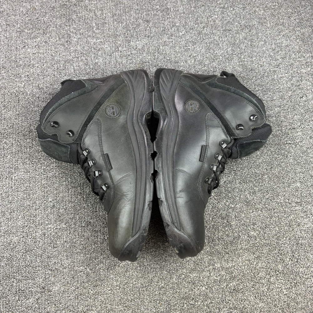 Timberland 12122 Waterproof Hiking Work Boots Black Leather Men's Size 13 M - Picture 6 of 8